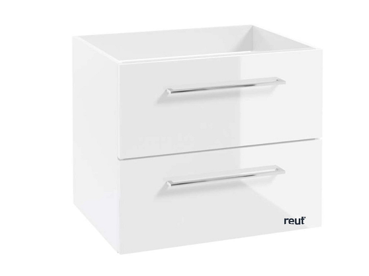 kielle Vega Skrinka pod umývadlo, 60x55x46 cm, 2 zásuvky, lesklá biela 50018600