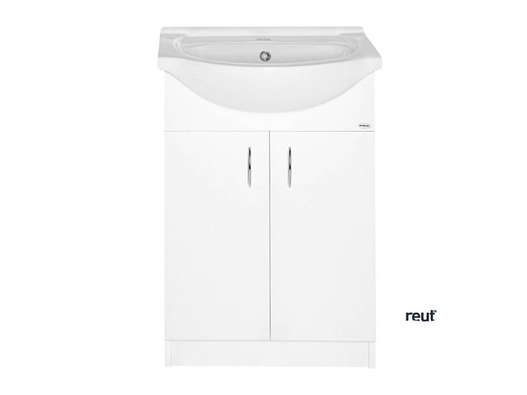 Aqualine SIMPLEX ECO 55 umývadlová skrinka vrátane umývadla 53x83,5x30,7cm SIME550