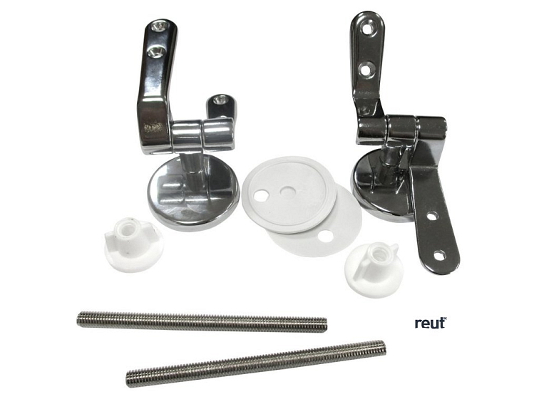 Aqualine Kovové pánty pre WC sedátko, chróm HY-N15