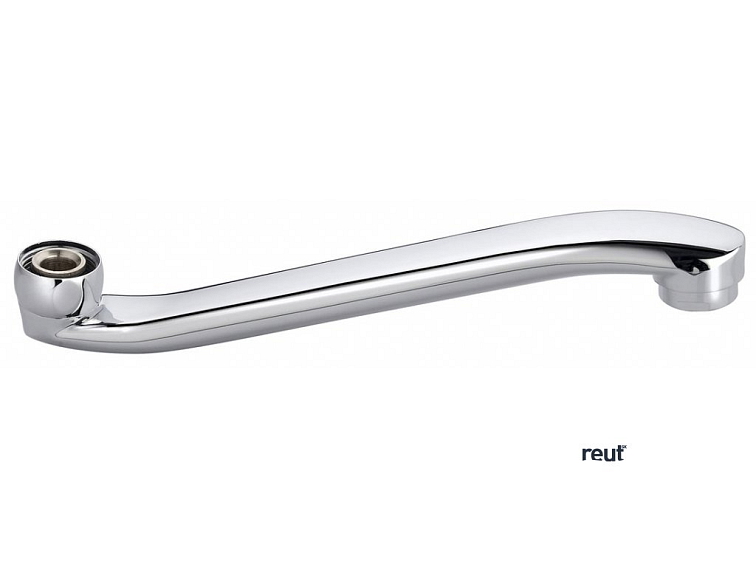 Aqualine Výtokové ramienko k batérii, 220mm, ploché zvýšené, chróm 43993