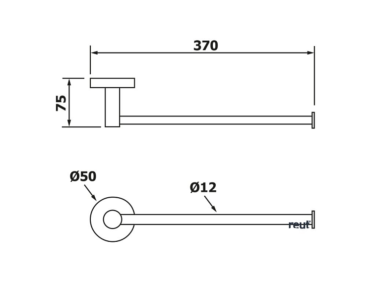 Aqualine SAMBA držiak toaletného papiera rezervný, chróm SB118