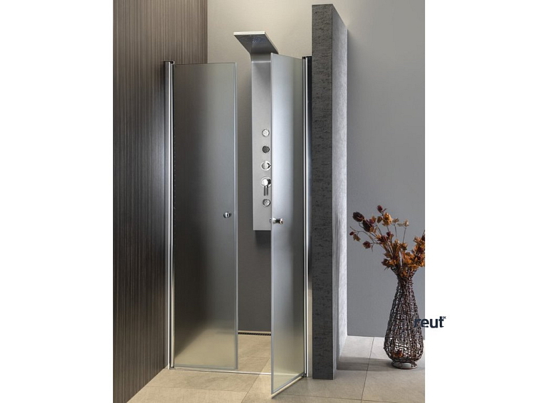 Aqualine PILOT otočné sprchové dvere dvojkrídlové 1000mm PT102