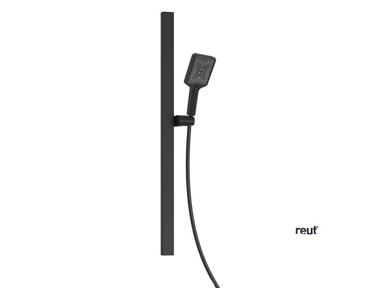 kielle Vega Set sprchovej hlavice, tyče a hadice, matná čierna 20418SE74