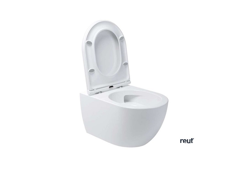 kielle Oudee Závesné WC so doskou SoftClose, Vortex Rimless, biela 30102004