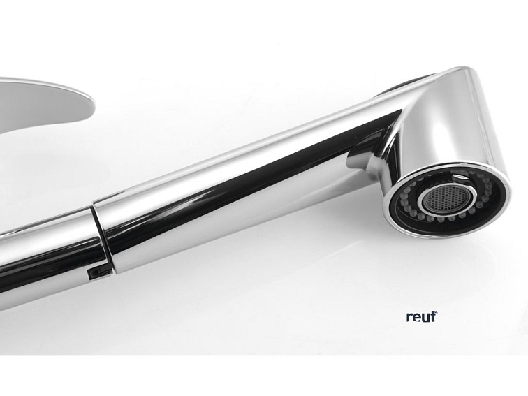 Aqualine Stojánkova drezová batéria s výsuvnou sprškou, chróm 1107-74