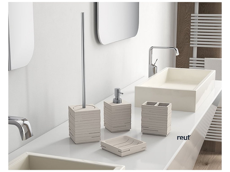 Gedy QUADROTTO mydelnička na postavenie, čierna QU1114