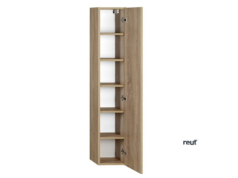 Aqualine ZOJA/KERAMIA FRESH skrinka vysoká 25x140x20cm, dub platin 51127