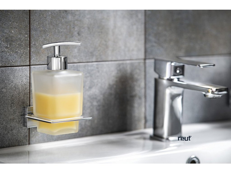 Aqualine APOLLO dávkovač mydla 200ml, mliečne sklo, chróm 1416-19