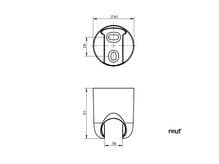 Aqualine Bidetová sprška s držiakom, ABS/chróm B162