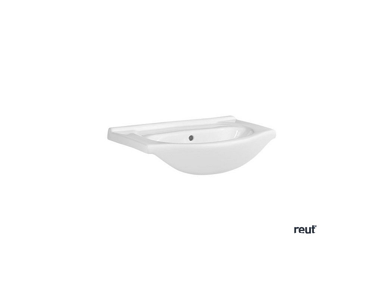 Aqualine SIMPLEX ECO keramické nábytkové umývadlo 66x44 cm, biela NDHF060