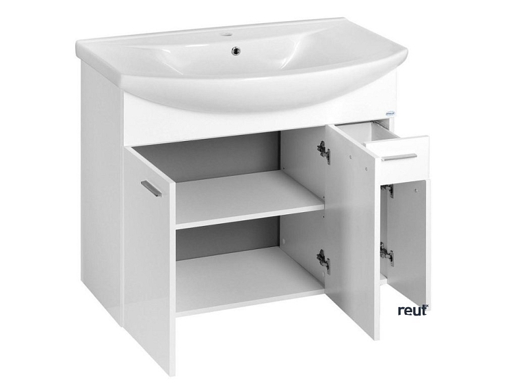 Aqualine ZOJA umývadlová skrinka 82,8x74x34,3cm, biela 51083A