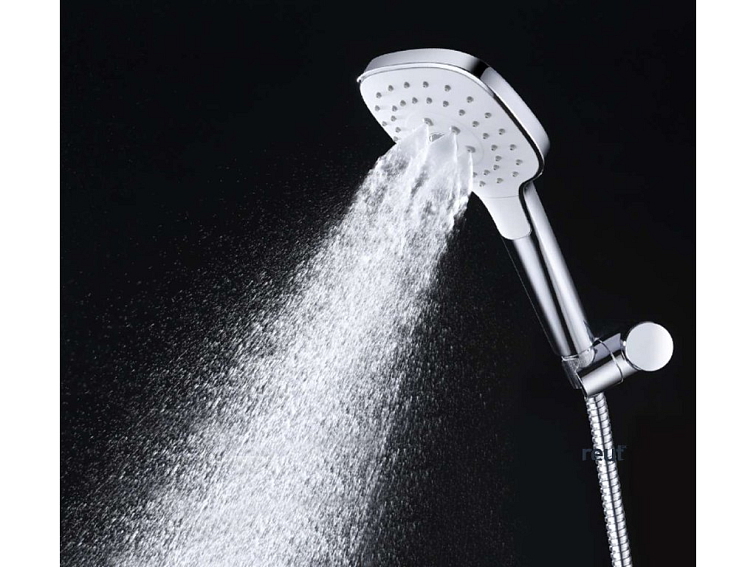 kielle Vega Sprchová hlavica 130, 3 prúdy, chróm/biela 20418000