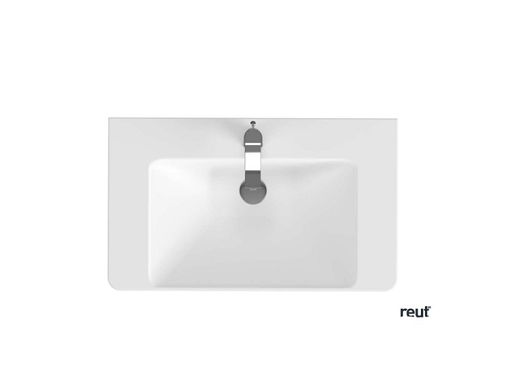 kielle Minor Umývadlo, 81x48 cm, s prepadom, s otvorom na batériu, biela 30621800