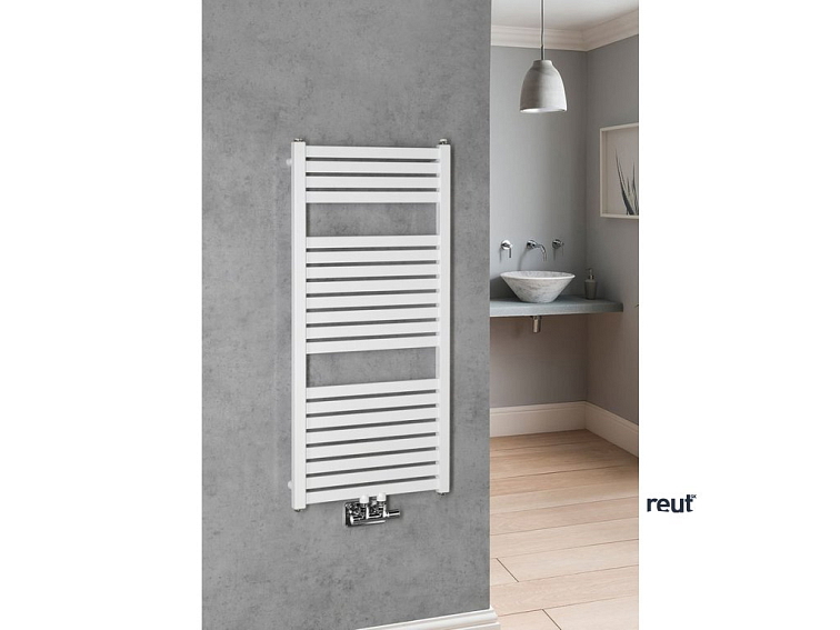 Aqualine TONDI vykurovacie teleso 450x970 mm, stredové pripojenie, biela DT450T