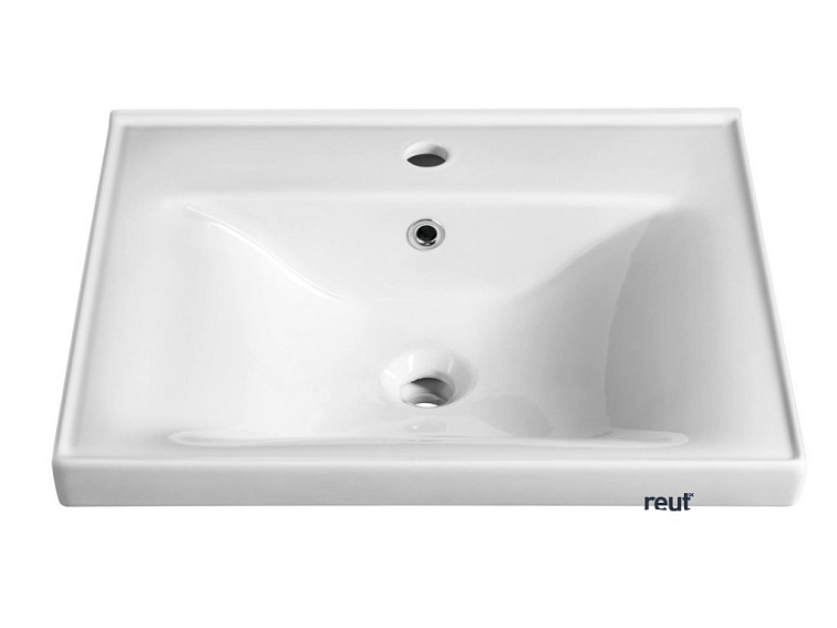 Aqualine SAVA 55 keramické umývadlo nábytkové 55x46cm, biela 2055