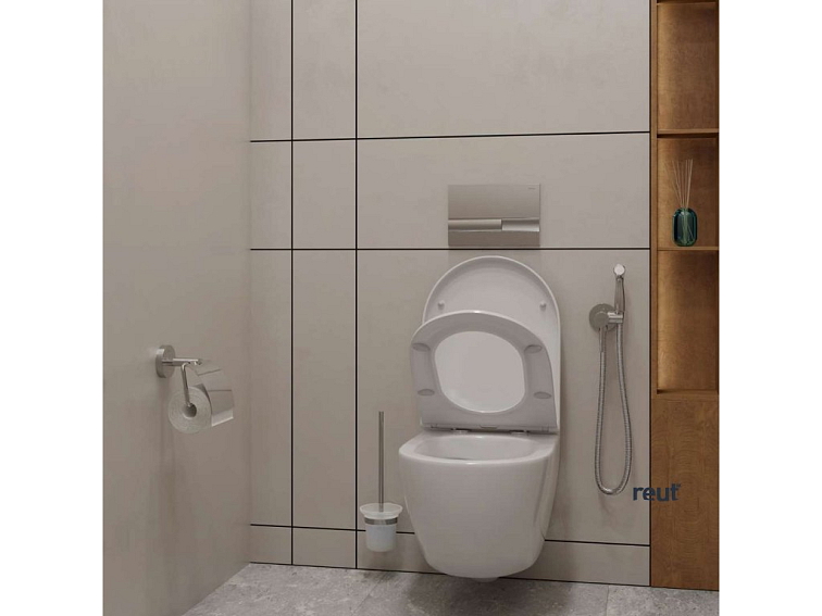 kielle Oudee Set pákovej batérie pod omietku s bidetovou spŕškou, chróm 10402200