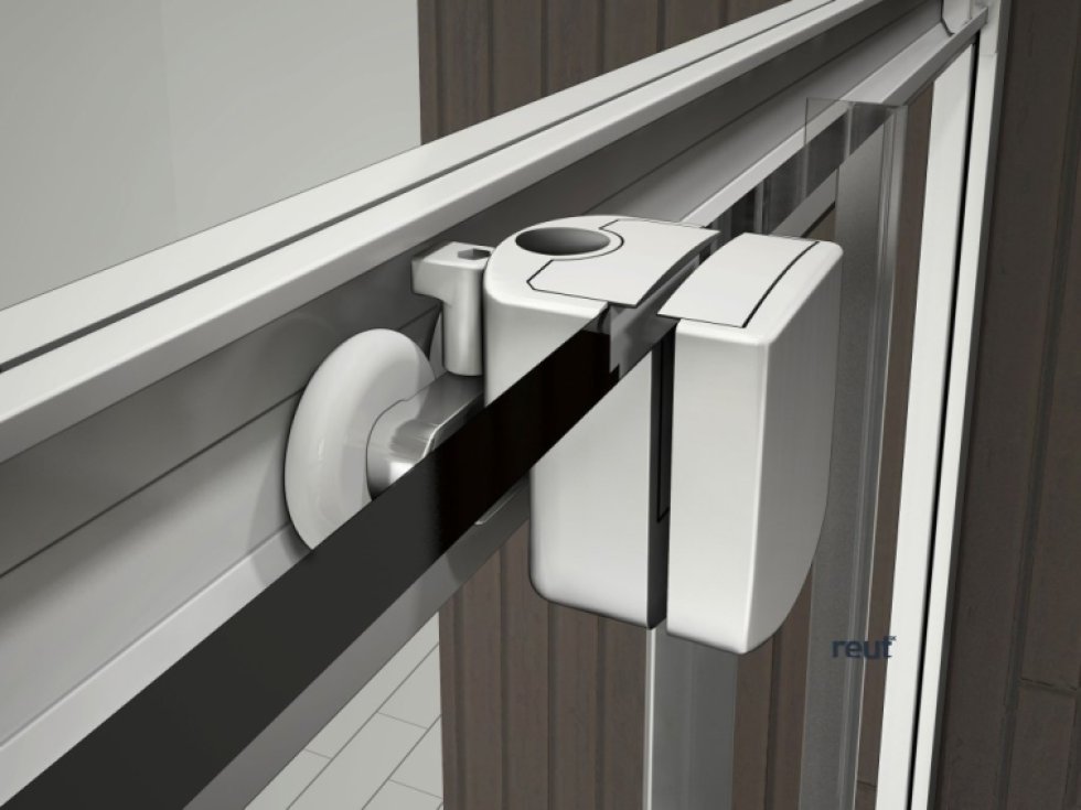 Sprchový kút Element štvrťkruh posuvný 90x90 cm, číre sklo