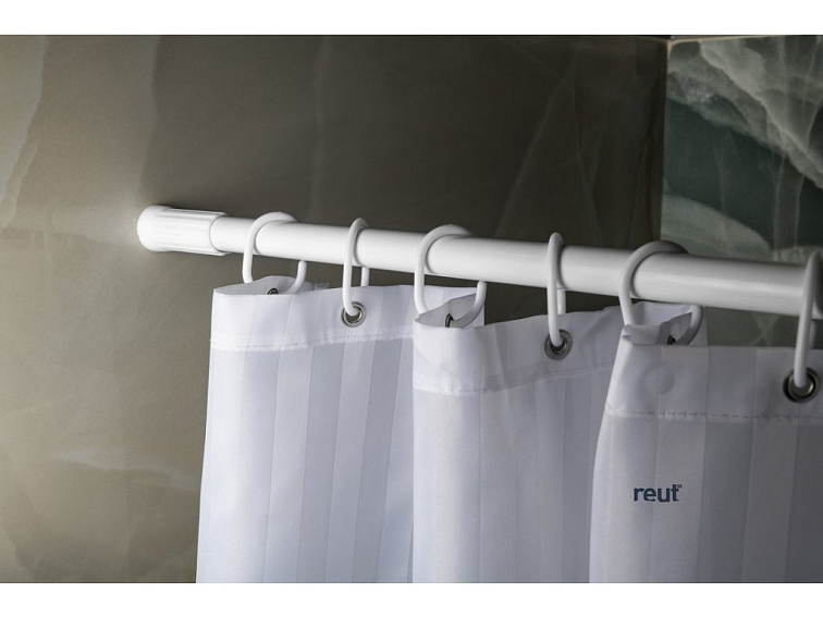 Aqualine Teleskopická rozperná tyč 110-200cm, hliník, biela TC200