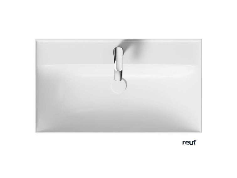 kielle Arkas I Umývadlo, 81x46 cm, s prepadom, s otvorom na batériu, biela 30611800