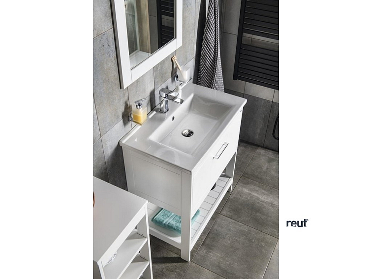 Aqualine ZUNO 75 keramické umývadlo nábytkové 75x45cm, biela 9075