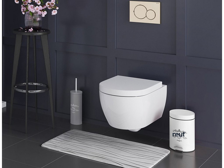 Aqualine NICEA WC kefa na postavenie, biela 7506