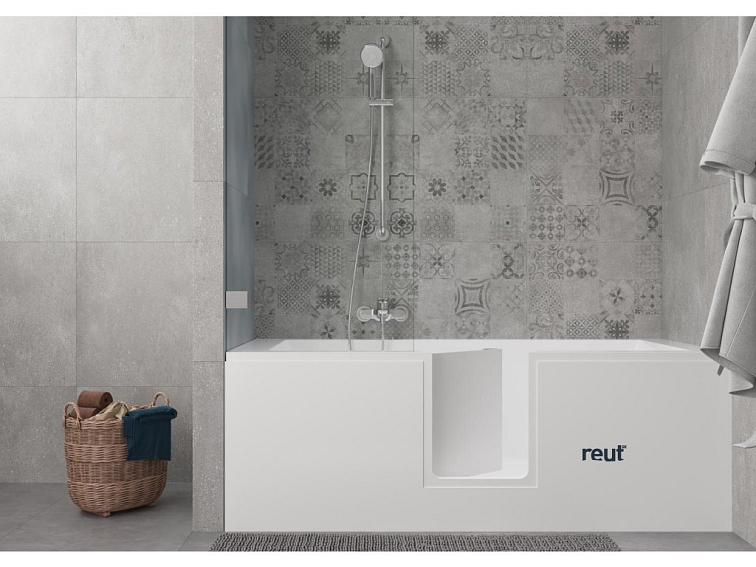 CA PLAST EASY STEP vaňa s dverami 150-170 cm ĽAVÁ