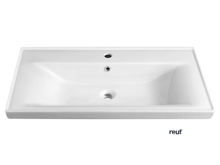 Aqualine SAVA 90 keramické umývadlo nábytkové 90x46cm, biela 2090