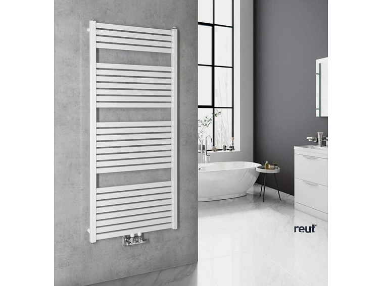 Aqualine TONDI vykurovacie teleso 600x1330 mm, stredové pripojenie, biela DT480T