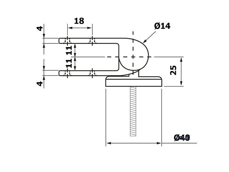 Aqualine Kovové pánty pre WC sedátko, chróm HY-N15