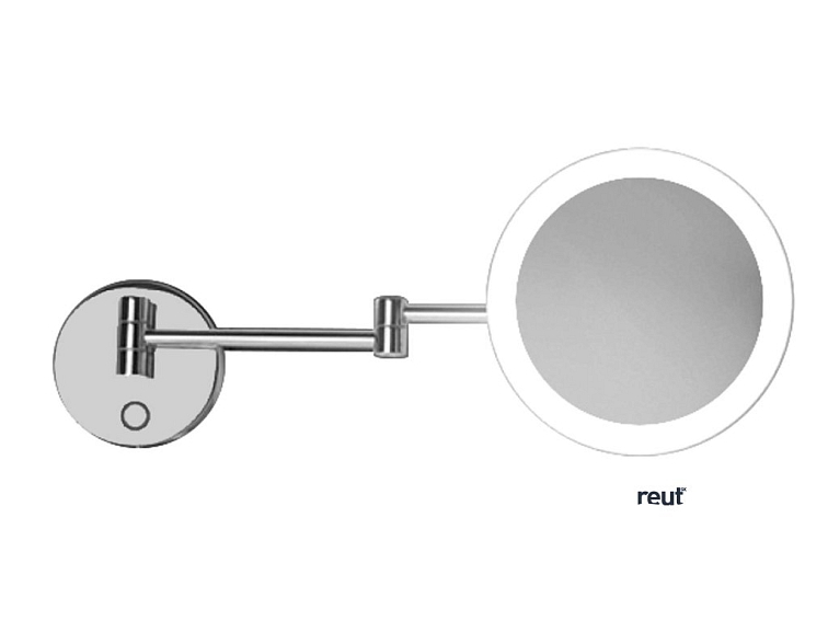 kielle Idolio Kozmetické nástenné zrkadlo s LED osvetlením, chróm 50324023