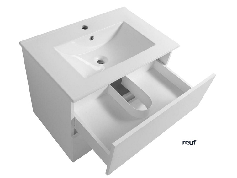 Aqualine PANEDA umývadlová skrinka 69,5x55x45,2cm, biela PN270