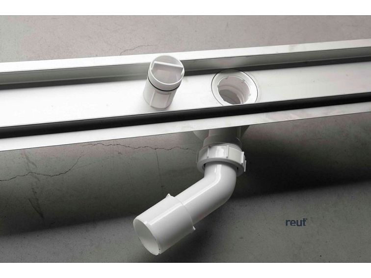 AQUALINE KANÁLIKY BUCANERA podlahový žľab z nerezové oceli s roštom, L-900, DN50 NO3190