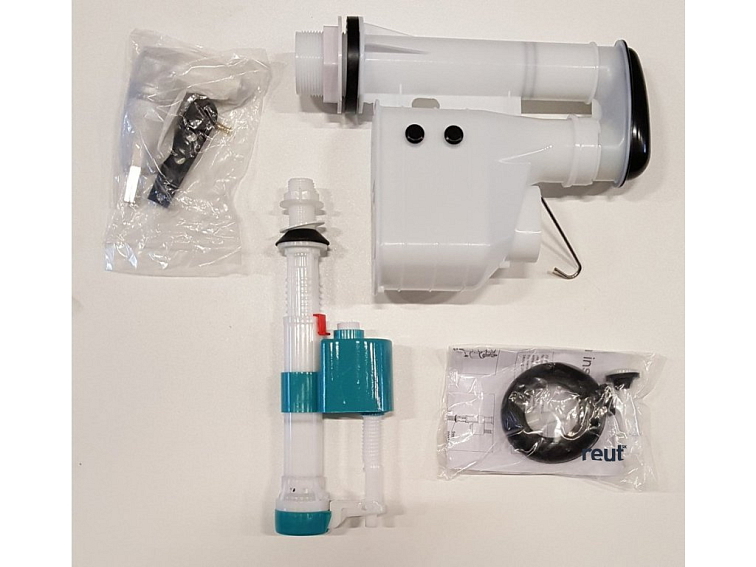 Aqualine Splachovací mechanizmus s keramickou pákou, spodné napúšťanie 1/2", chróm NDAK107-2