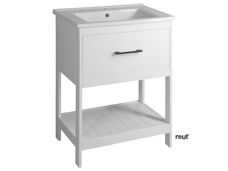 Aqualine ZUNO 65 keramické umývadlo nábytkové 65x45cm, biela 9065