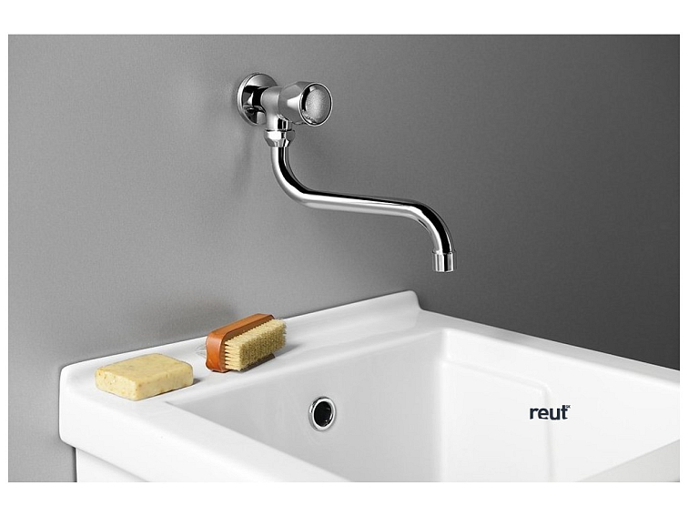 Aqualine Nástenný ventil 1/2´´, otočná hubica, chróm ZY1812