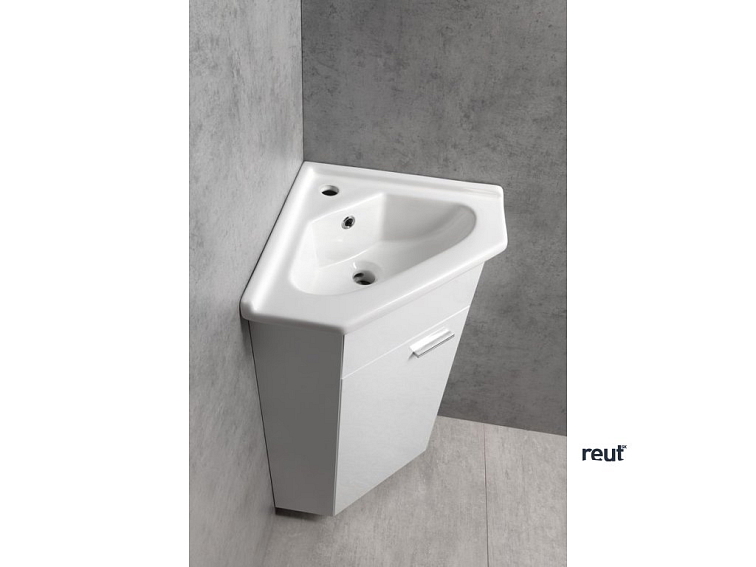 Aqualine Keramické umývadlo rohové 41x41 cm, na nábytok 1601-40