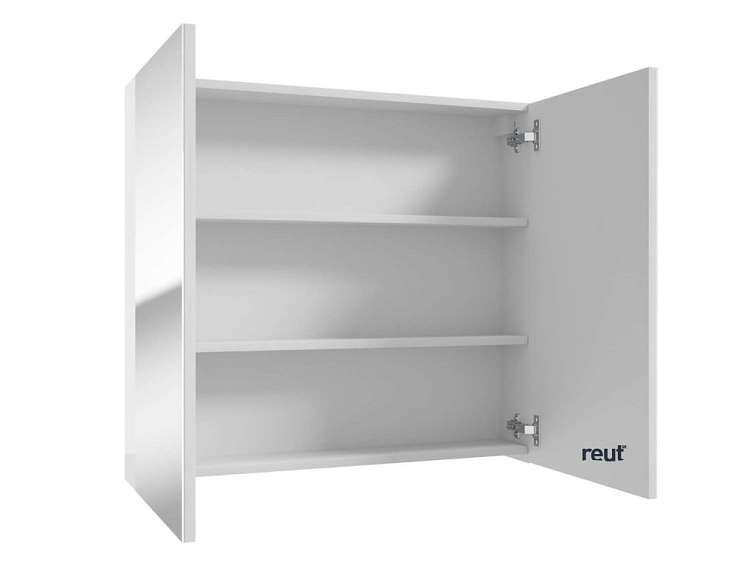 kielle Vega Zrkadlová skrinka, 80x73x15 cm, lesklá biela 50118800