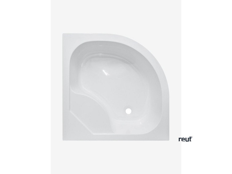 CA PLAST Sprchová vanička do bytového jadra Iris oblúk 90x90x47 cm R550 bez prepadu