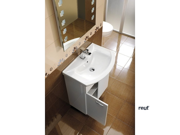 Aqualine ZERO keramické umývadlo nábytkové 55x43,5cm, biela 6055