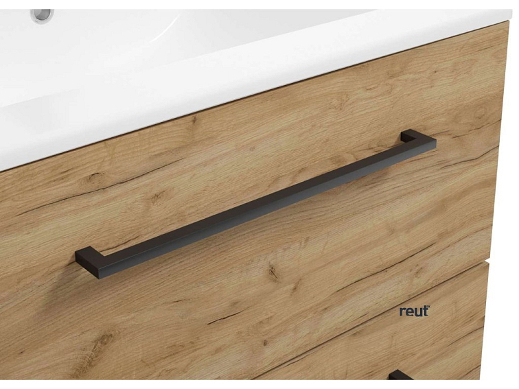 kielle Vega Skrinka vrátane umývadla, 80x50x46 cm, 2 zásuvky, zlatý dub 50018S81