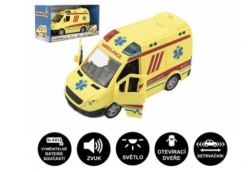 Auto ambulance na setrvačník