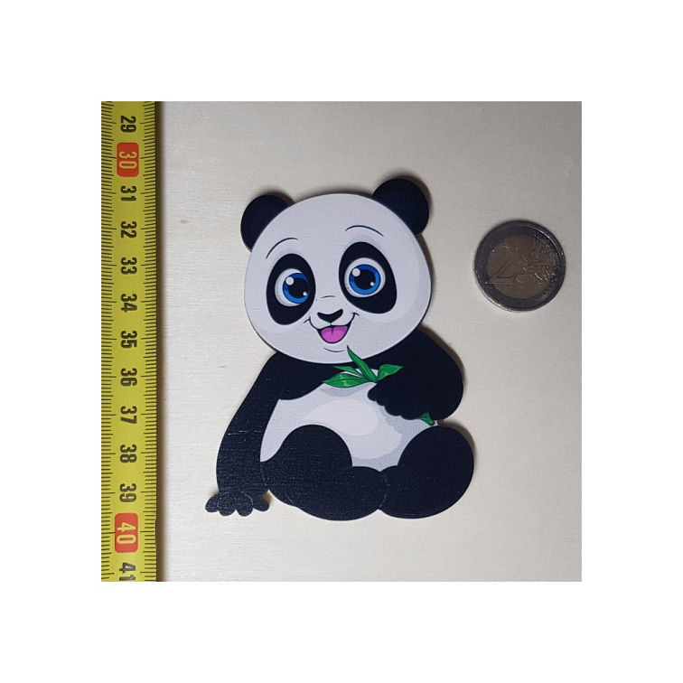 Panda - Drevená magnetka - CoolArts