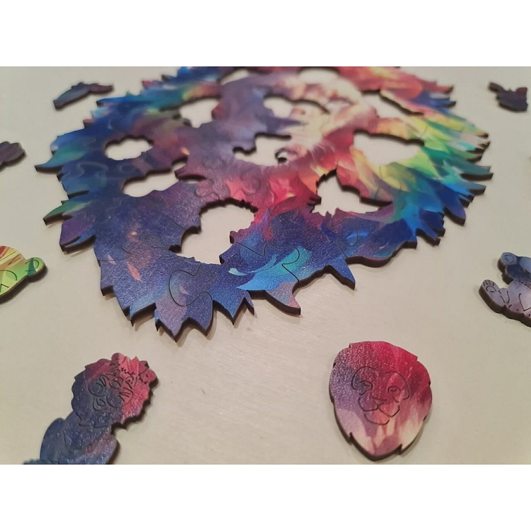 Energický lev - SoulPassion (51 ks) - Drevené puzzle