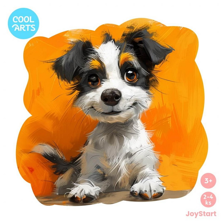 Veselý psík - JoyStart - Drevené puzzle