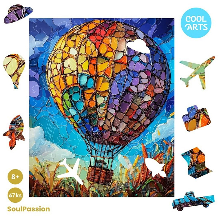 Balón radosti - SoulPassion (67 ks) - Drevené puzzle
