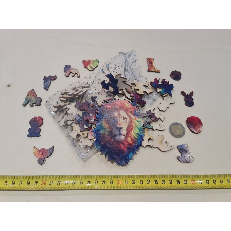 Energický lev - SoulPassion (51 ks) - Drevené puzzle