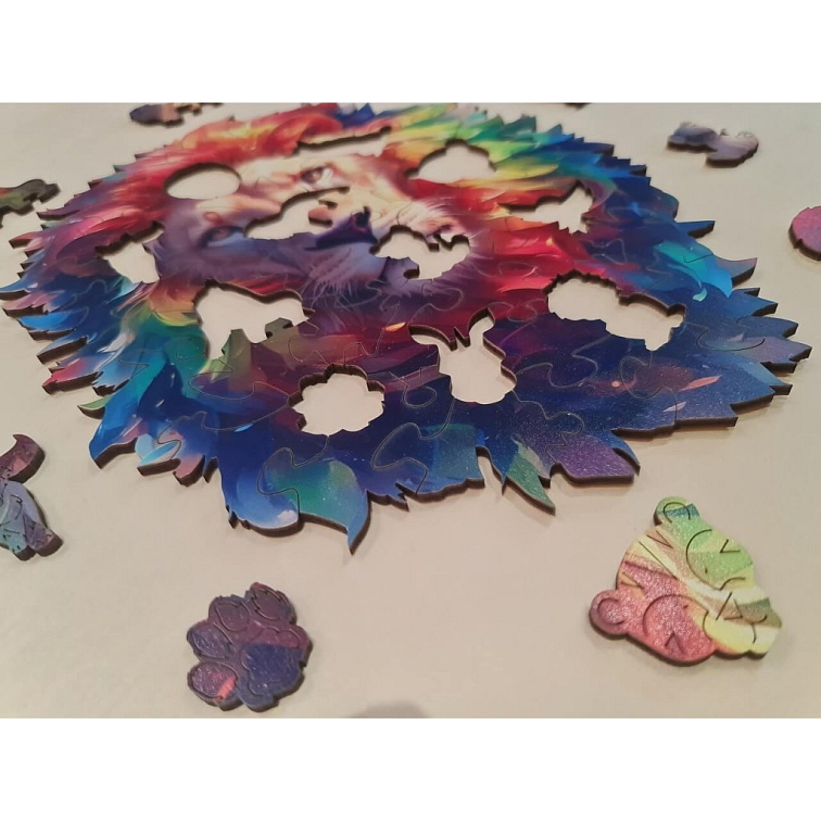 Energický lev - SoulPassion (51 ks) - Drevené puzzle