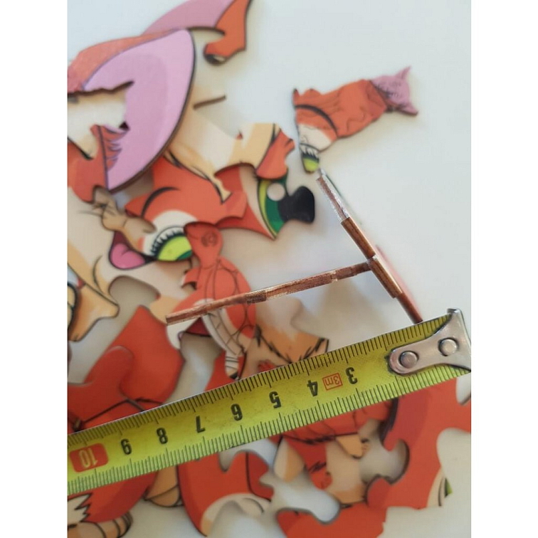 Drevené puzzle - Mačička - Séria pre začiatočníkov