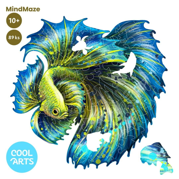 Tancujúca ryba - MindMaze (89 ks) - Drevené puzzle