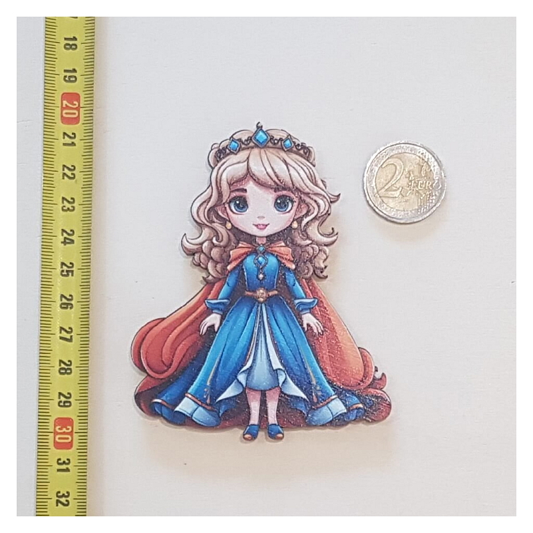 Princezná - Drevená magnetka - CoolArts